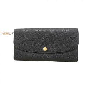 Louis Vuitton Wallet Monogram Empreinte Portefeuille Emily Noir